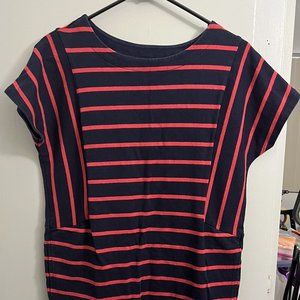 Uniqlo Blue and Red Stripe Dress XS